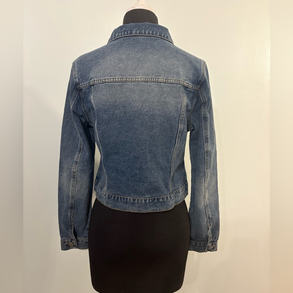 Classic Blue Denim Jean Jacket - Picture 2 of 4